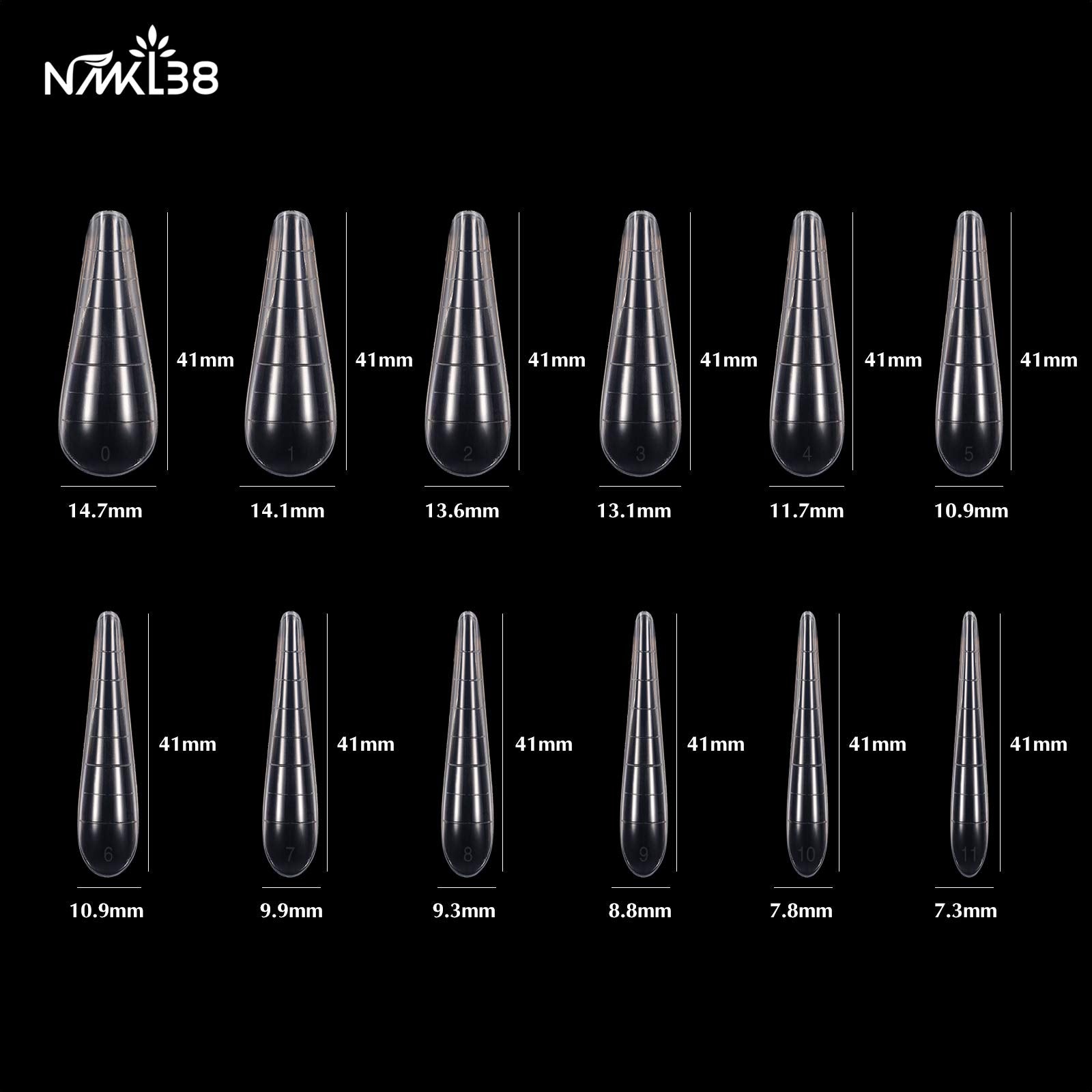 120Pcs (4 diff packs ) Forms , Extension Molds