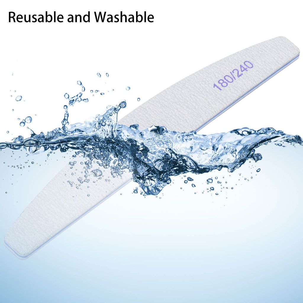 different packs ,  Nail Files ,  Grit Double Sided Emery Boards Coarse and Medium Nail File for Acrylic Nails
