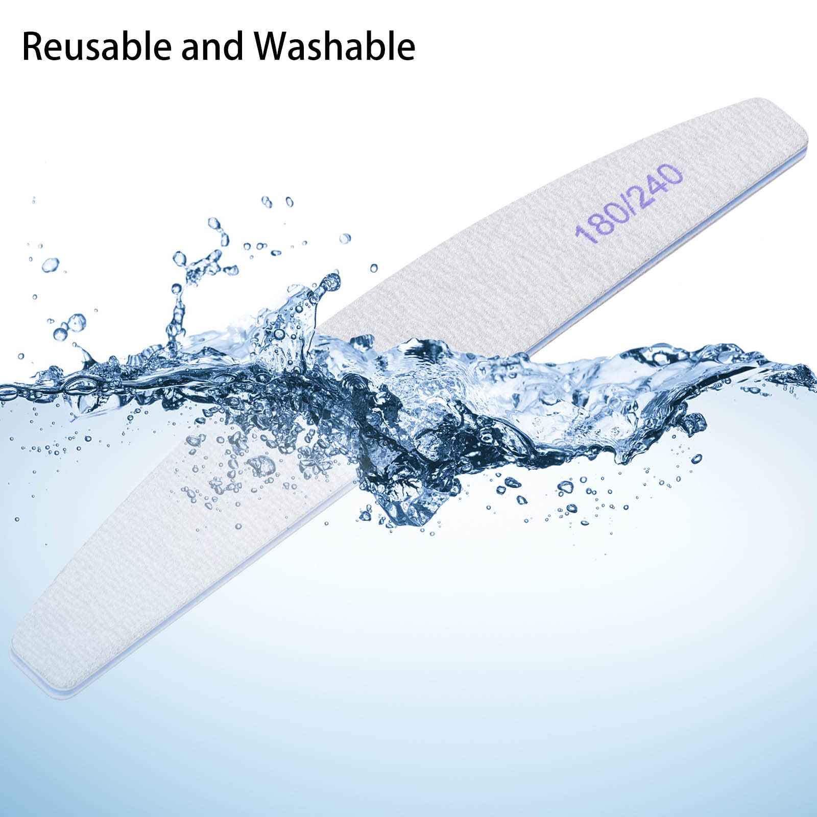 different packs ,  Nail Files ,  Grit Double Sided Emery Boards Coarse and Medium Nail File for Acrylic Nails