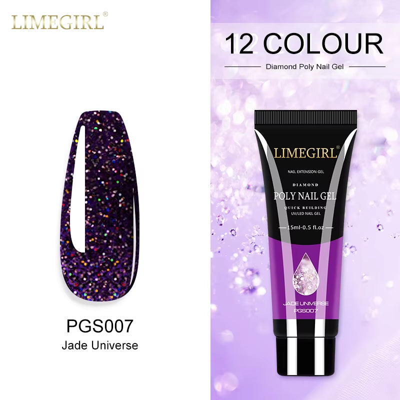 15Ml Polygel nail  Building Nail Gel . Plenty of colors and also base coat available