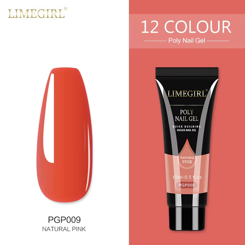 15Ml Polygel nail  Building Nail Gel . Plenty of colors and also base coat available
