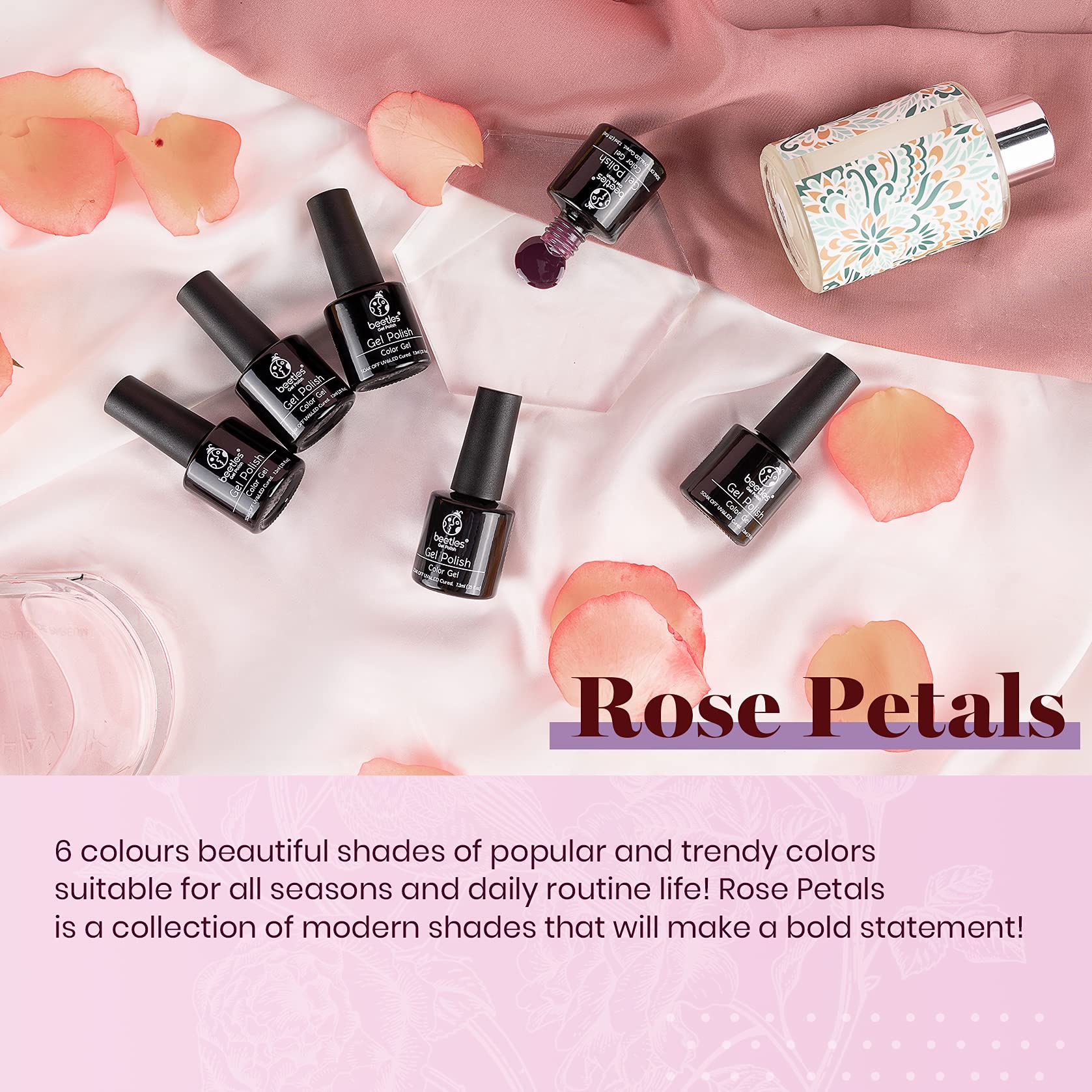 16 diff packs . Beetles GelNail Polish Kit, 20 Colors Soak Off Gel Polish with 1 Base Coat 1 Glossy & 1 Matte Top Coat
