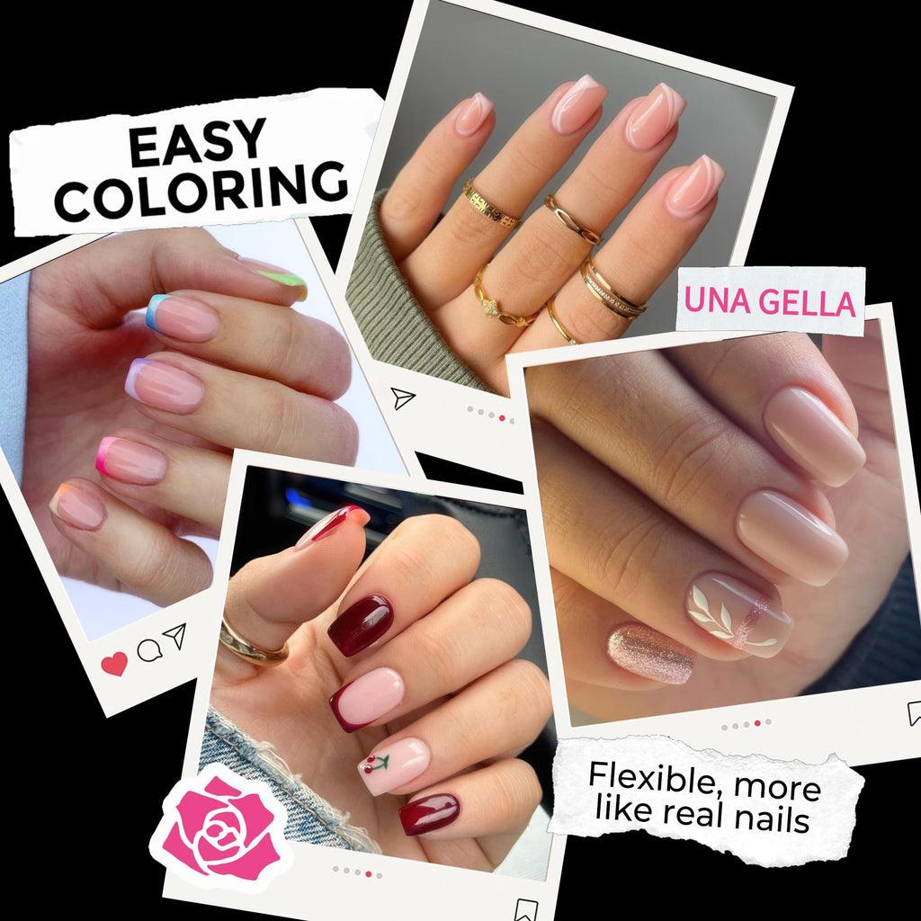 2 different options for glue , plus differnet shapes and sizes for nail tips! choose your pack !