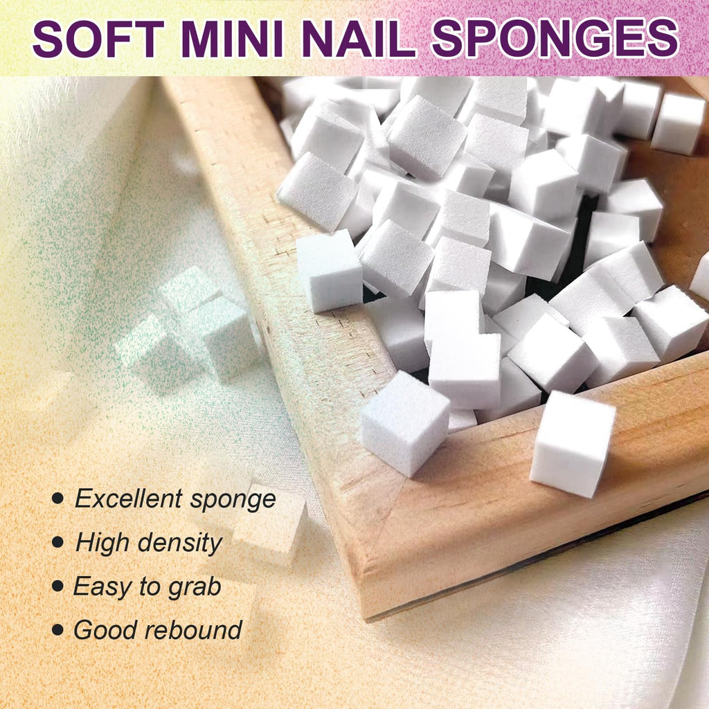 Gradient Painting Gel,(plenty of diff combinations!) 9 Colors Ombre Gel Nail Polish with 100Pcs Nail Sponges &Tweezers, Sponging Gel Nail Polish for Ombre Nails