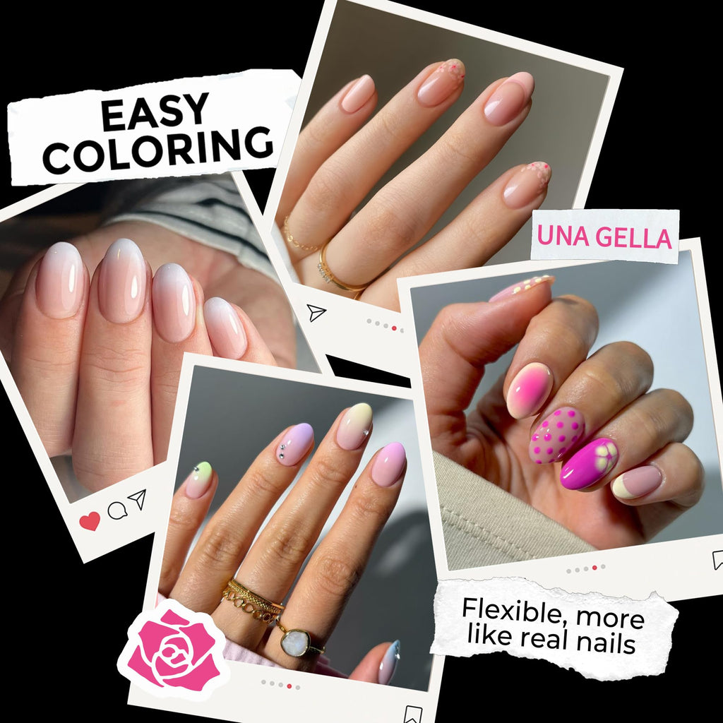 2 different options for glue , plus differnet shapes and sizes for nail tips! choose your pack !