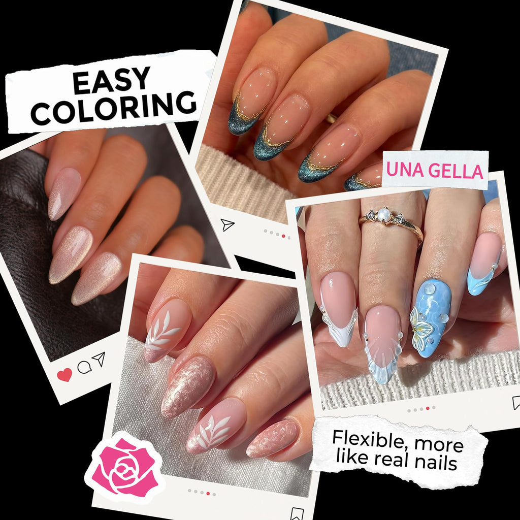 2 different options for glue , plus differnet shapes and sizes for nail tips! choose your pack !