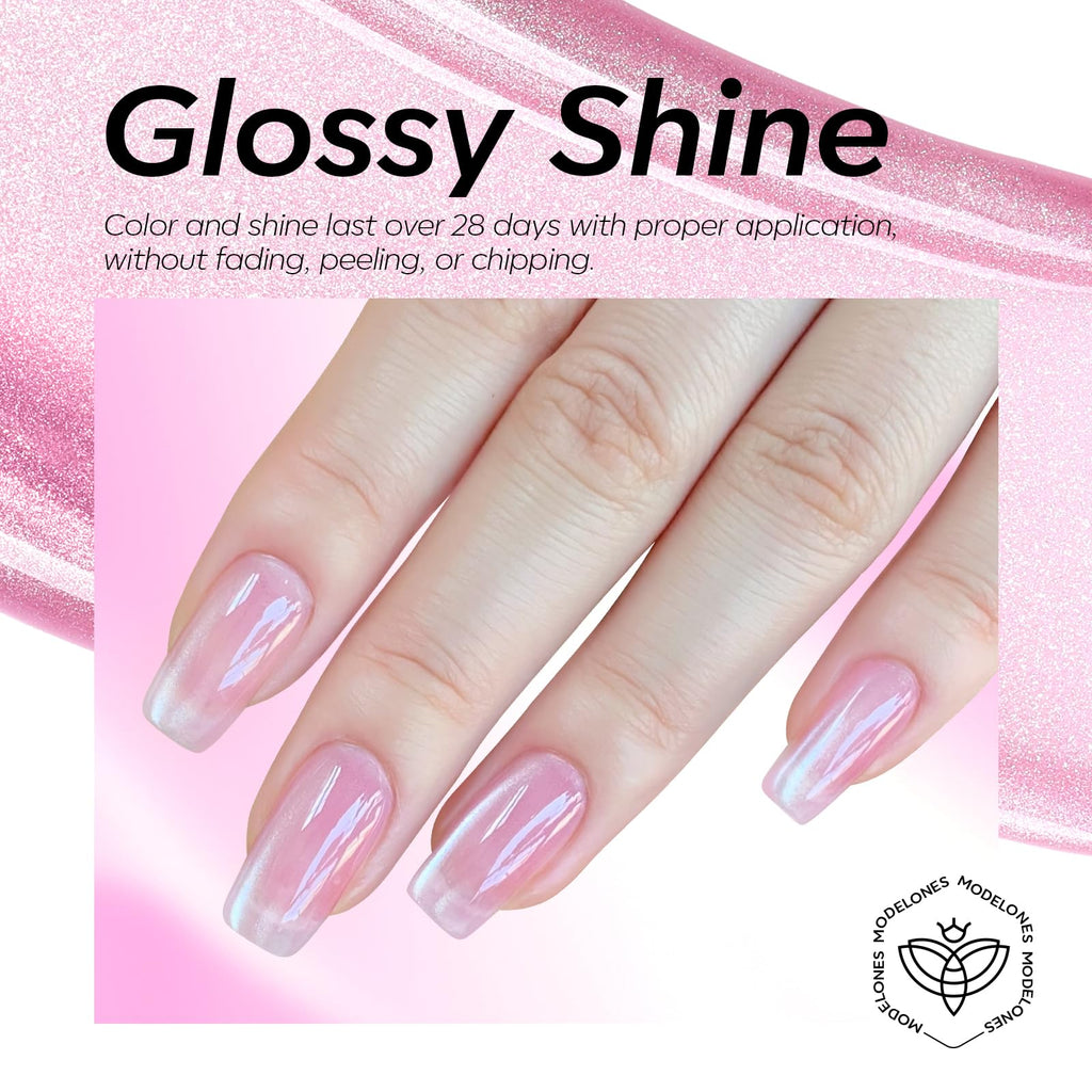 Modelones Magnetic Cat-Eye Gel Nail Polish, 11 Color Options