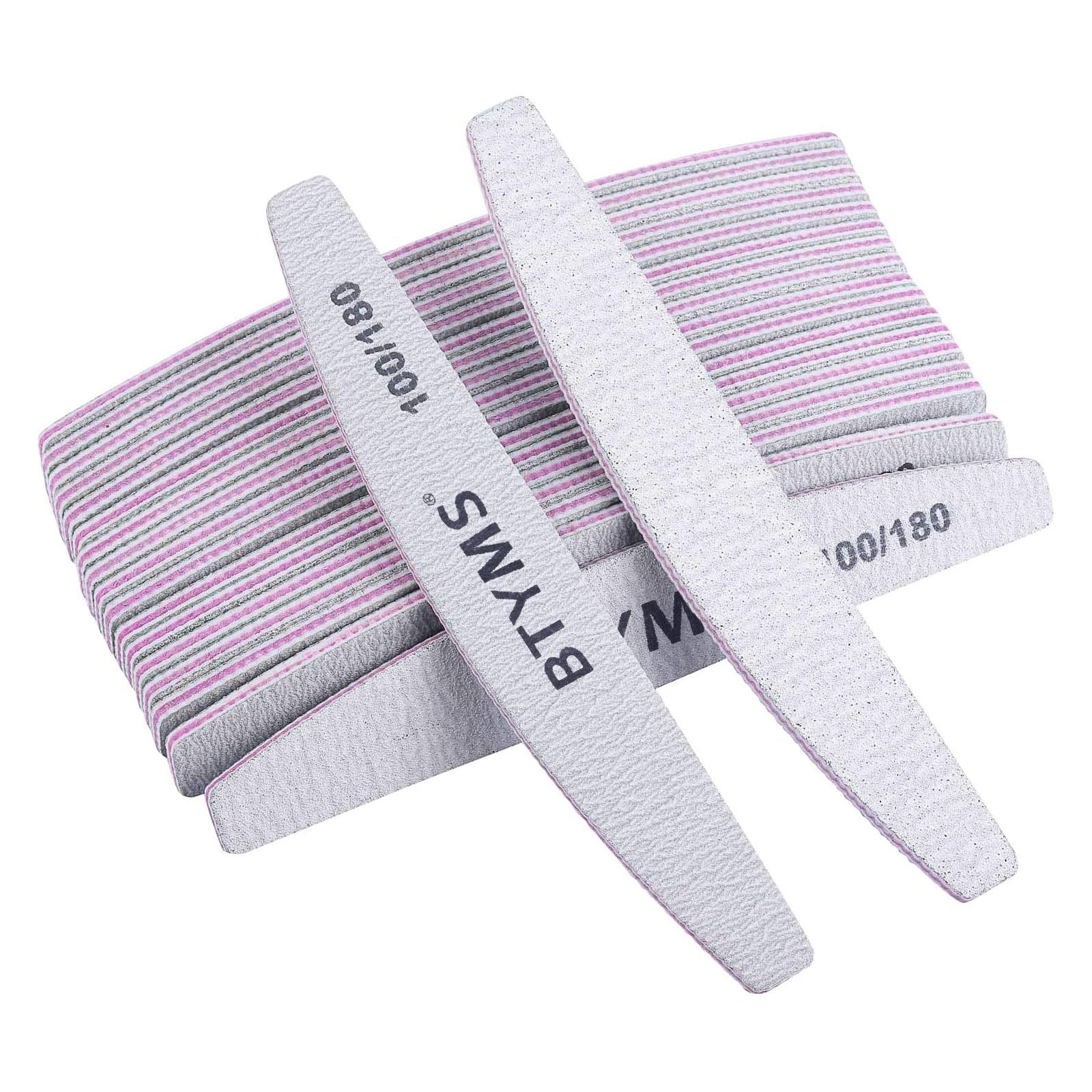 different packs ,  Nail Files ,  Grit Double Sided Emery Boards Coarse and Medium Nail File for Acrylic Nails