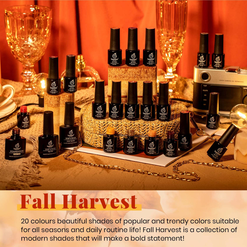 Beetles Gel Nail Polish Kit, ( 16 diff combinations and prices) 20 Colors Soak Off Gel Polish with 1 Base Coat 1 Glossy & 1 Matte Top Coat