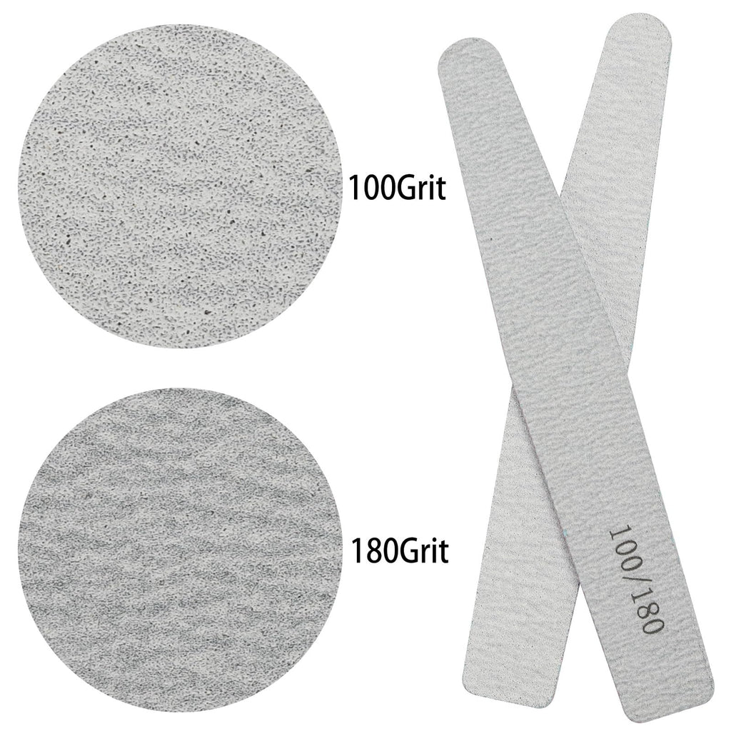 different packs ,  Nail Files ,  Grit Double Sided Emery Boards Coarse and Medium Nail File for Acrylic Nails