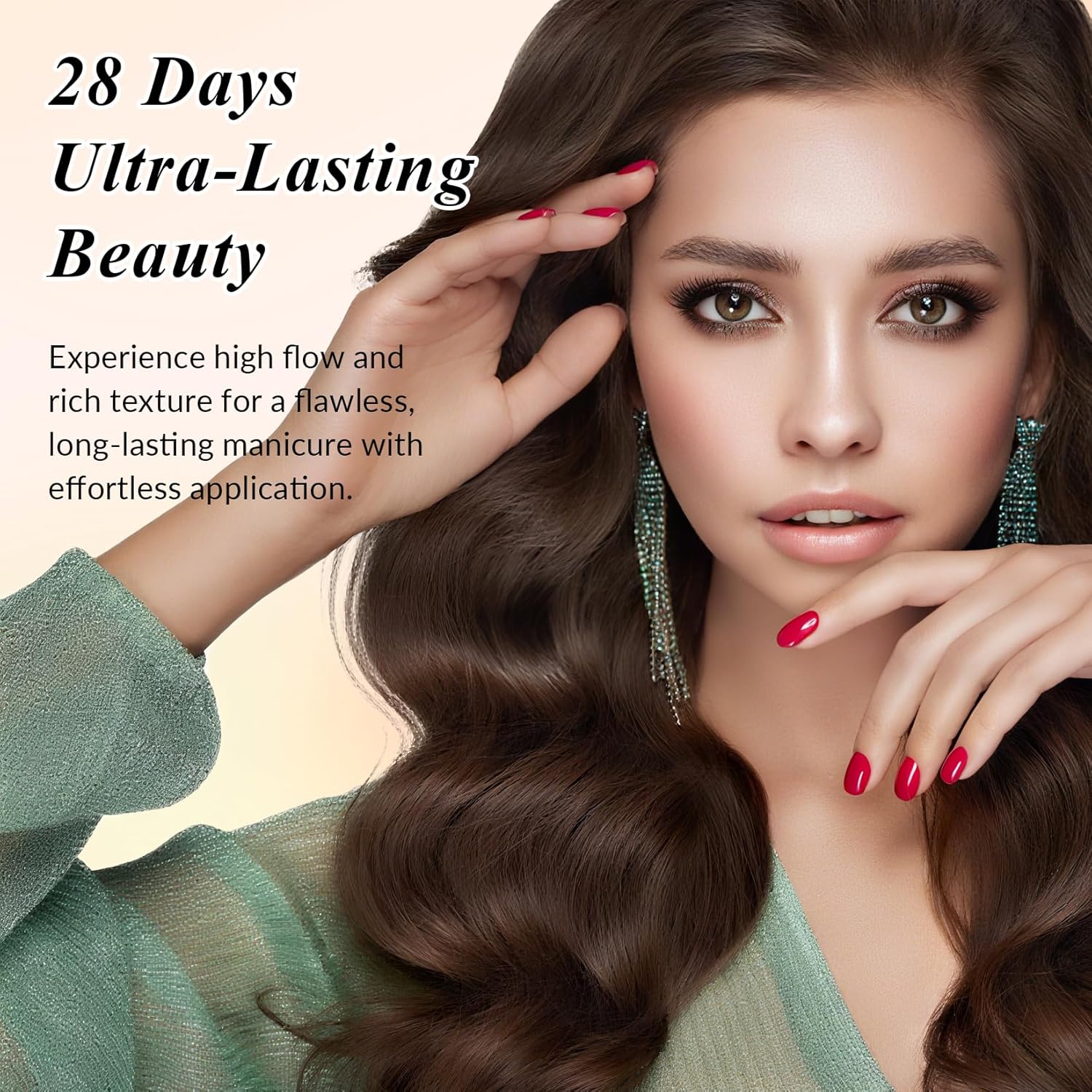 PHOENIXY 56 Pcs 108 Effect Gel Nail Polish with U V Light 48W Base Glitter Top Coat Kit