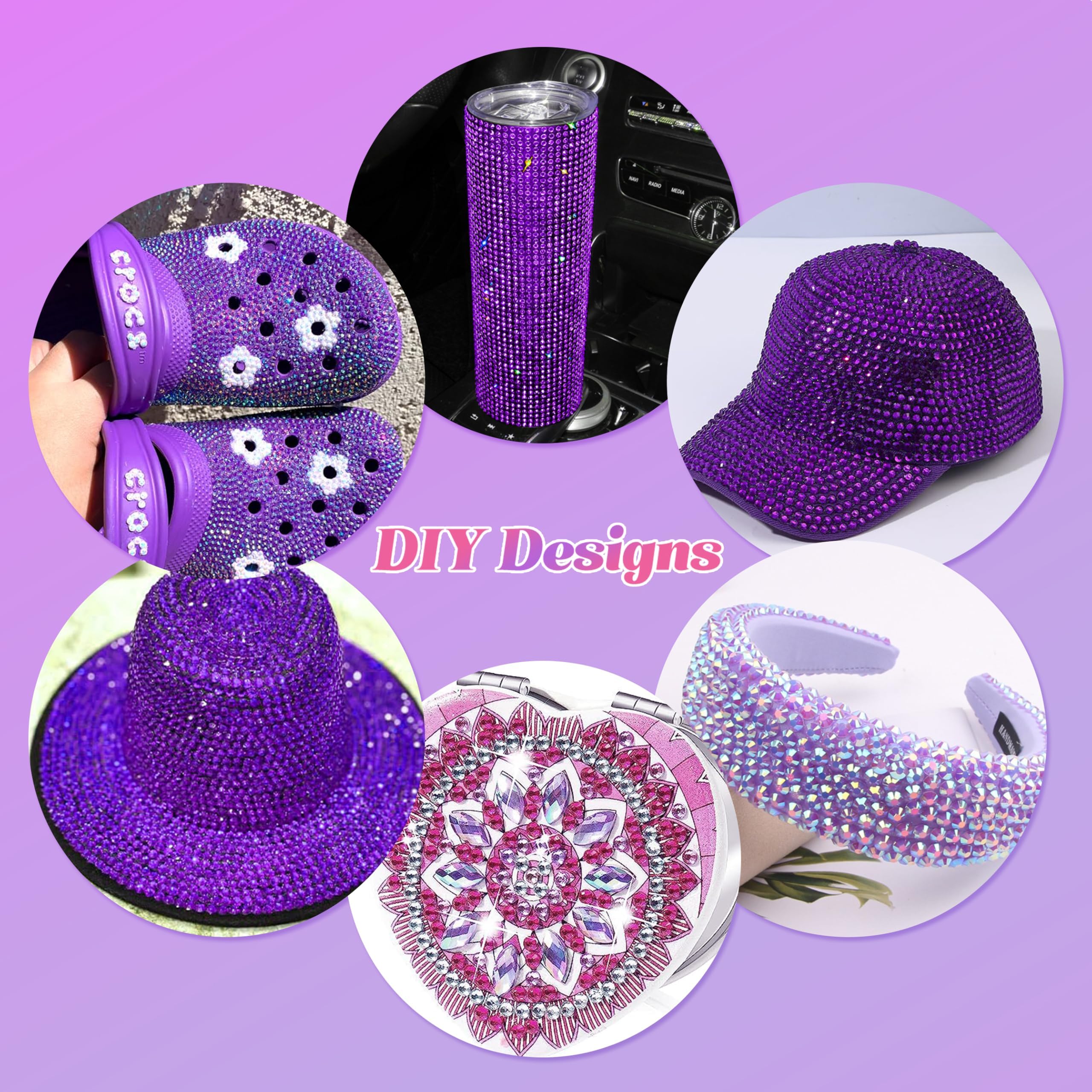 22000 Pcs Flatback Pearls and Rhinestones Bedazzling Kit, Mixed Size Half Pearls Gemsn  ( 8 different colors )