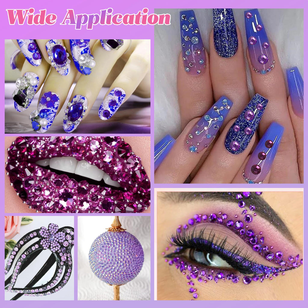 22000 Pcs Flatback Pearls and Rhinestones Bedazzling Kit, Mixed Size Half Pearls Gemsn  ( 8 different colors )