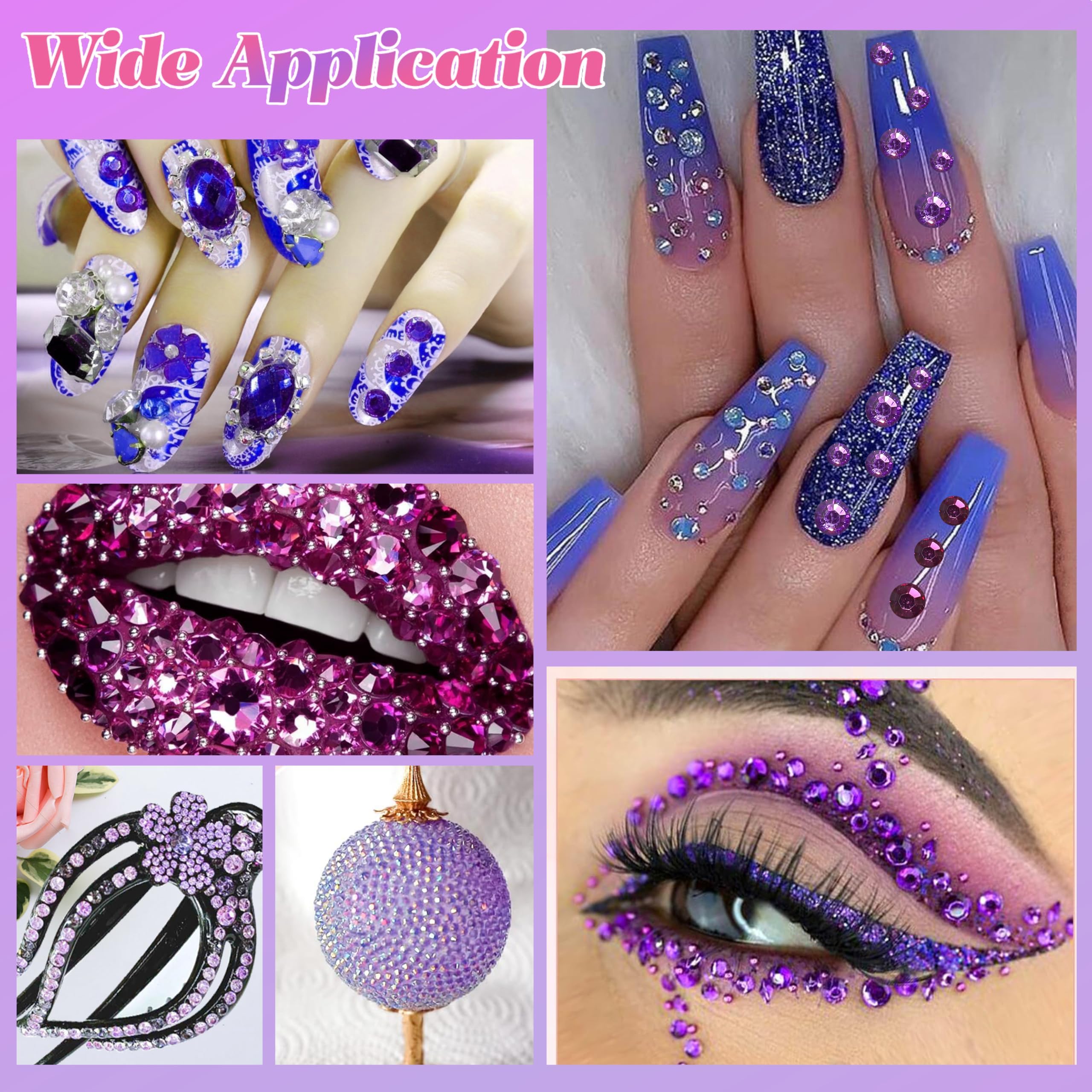 22000 Pcs Flatback Pearls and Rhinestones Bedazzling Kit, Mixed Size Half Pearls Gemsn  ( 8 different colors )