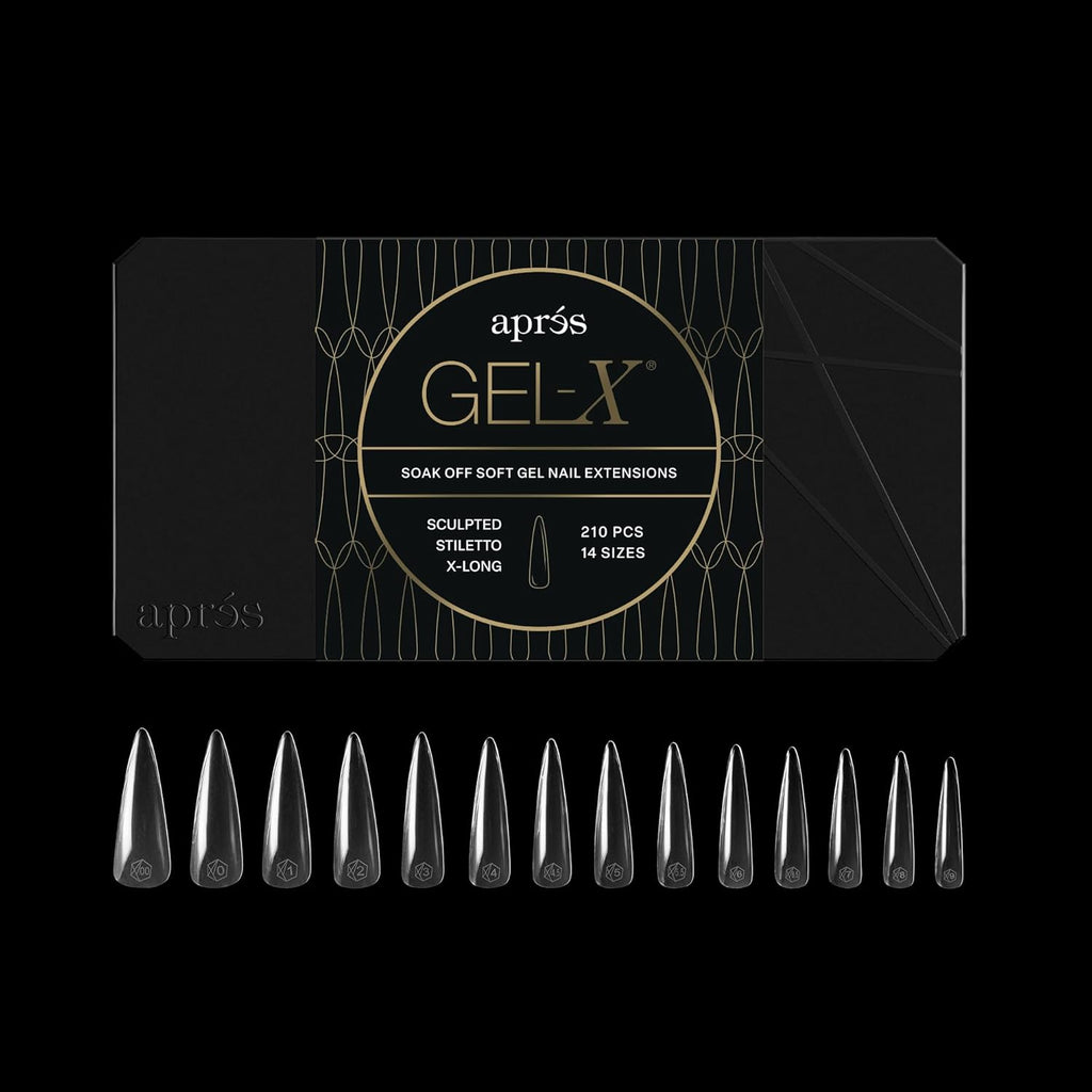 Gel X tips, Stilleto long - 280 pcs