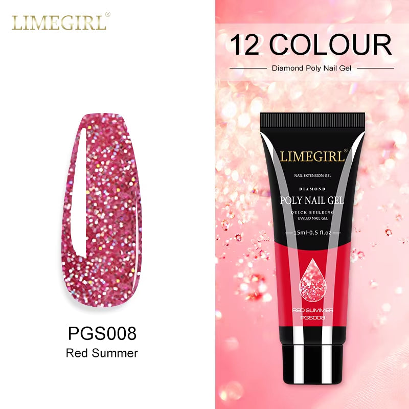 15Ml Polygel nail  Building Nail Gel . Plenty of colors and also base coat available