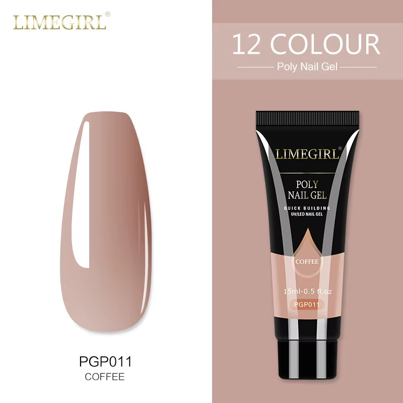 15Ml Polygel nail  Building Nail Gel . Plenty of colors and also base coat available