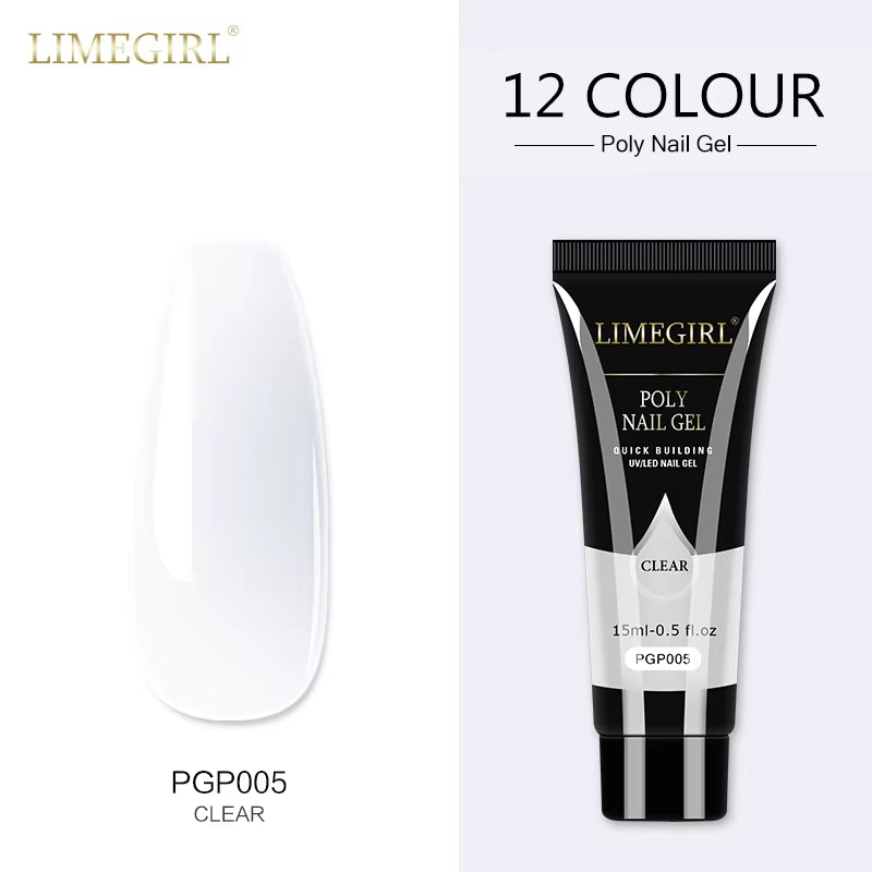15Ml Polygel nail  Building Nail Gel . Plenty of colors and also base coat available