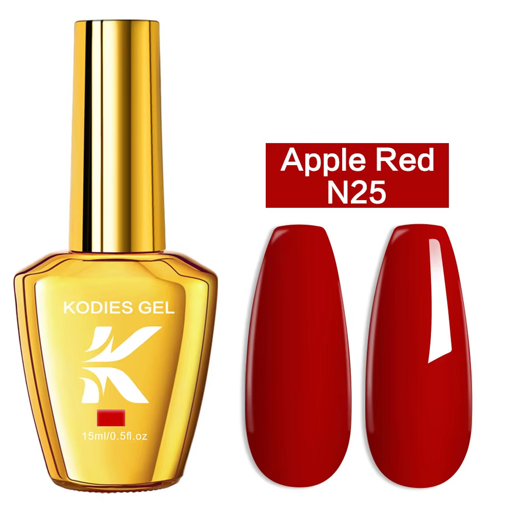 Burgundy Red Gel Nail Polish 15ML Soak off Gel Varnish Semi Permanent UV Lamp Nail Lacquer Manicure Nails Art Salon