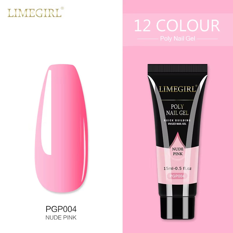 15Ml Polygel nail  Building Nail Gel . Plenty of colors and also base coat available