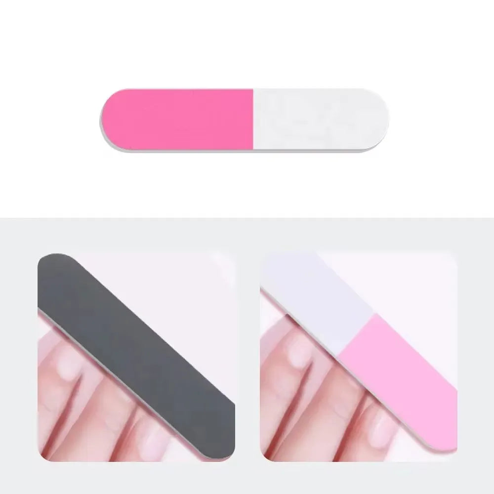  Nail  Kit with 54W UV 18Pcs Lamp Glue Dryer Polisher Dead Skin Remover Finger Separator Mani/Pedi . 6 different bundles