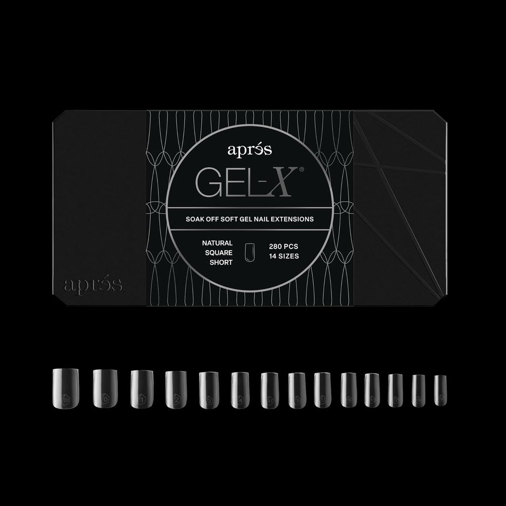 Gel X tips short square shape